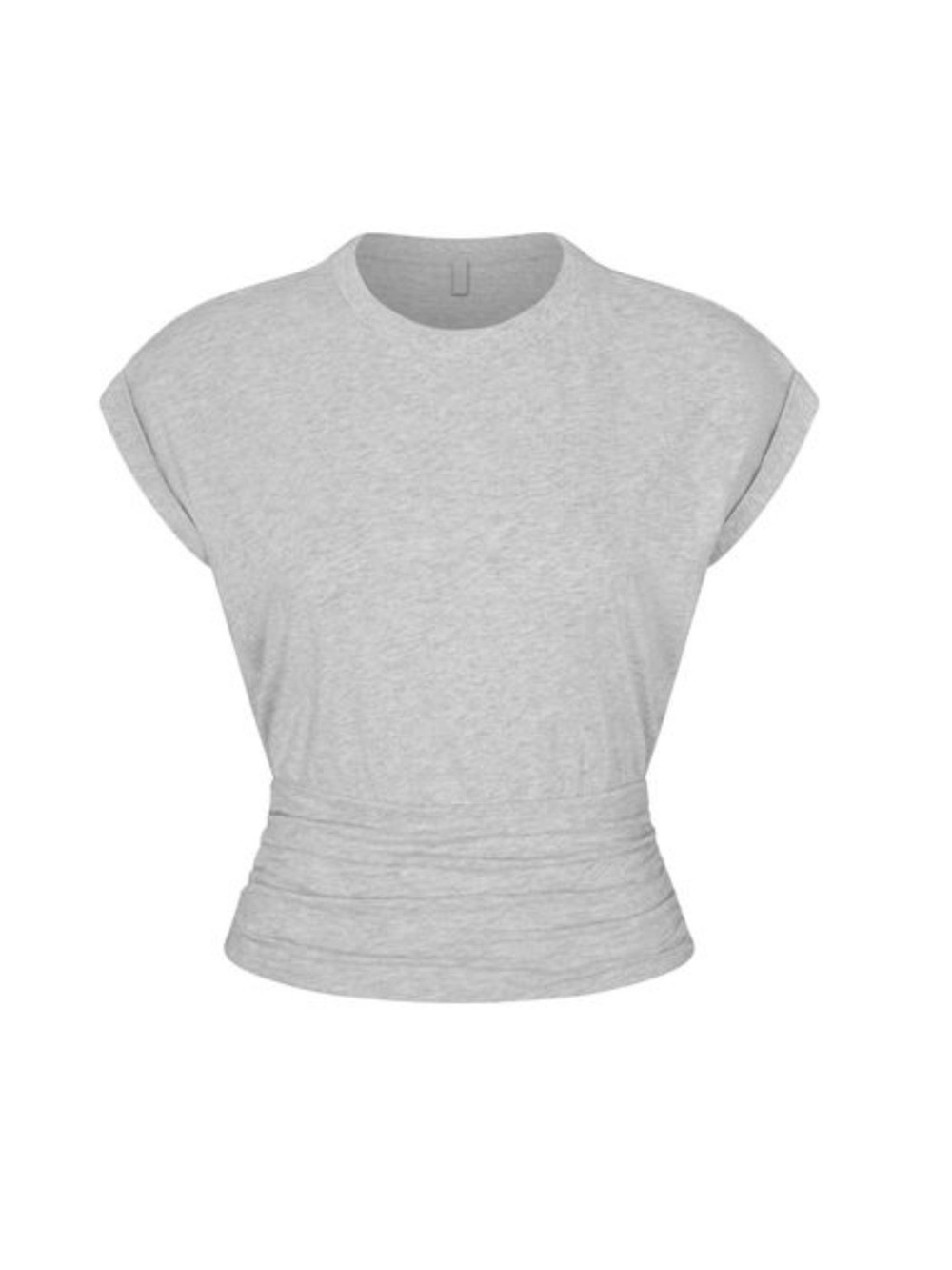 Skims rouched tee size small color is white not gray.